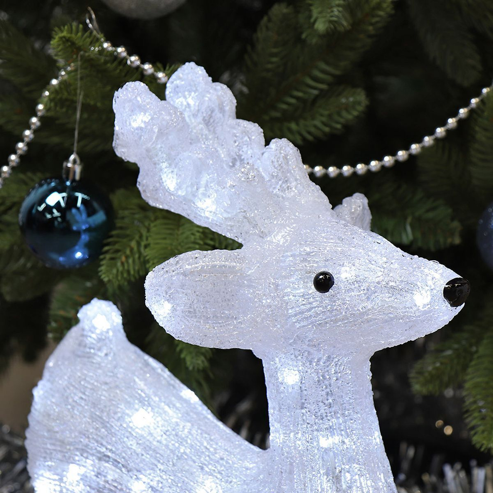 Н.г Фигурка дек. Олень 31*52см, 60LED, 220В Y4-3070