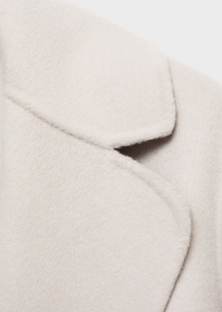 Пальто из шерсти handmade с поясом