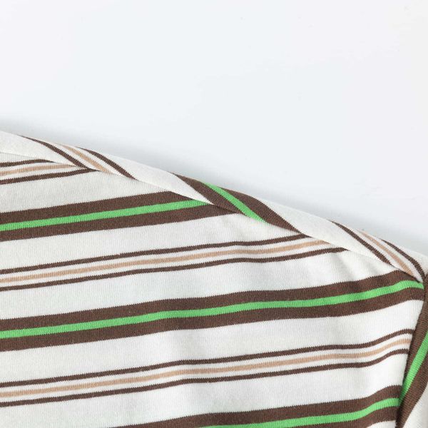 Футболка Nineties белая / коричневая - фото 4