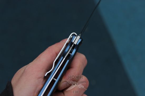 Складной нож Mcusta Katana Tanto Basic c клинком из стали VG-10 San Mai (Laminated 420J2) рукоять алюминий