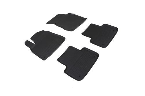 Резиновые коврики с высоким бортом для Audi Q8 2018-н.в. Seintex.91642