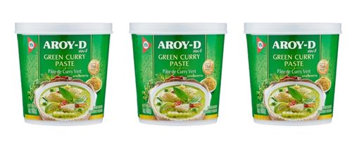 Aroy-D Паста Карри зеленая, 400 г 3 шт
