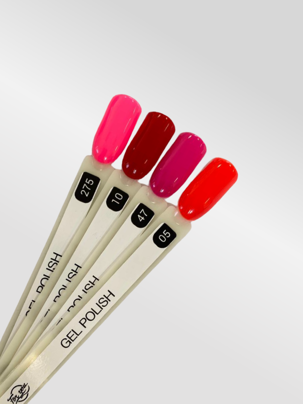 FOR YOU Гель-лак для ногтей набор 4 шт