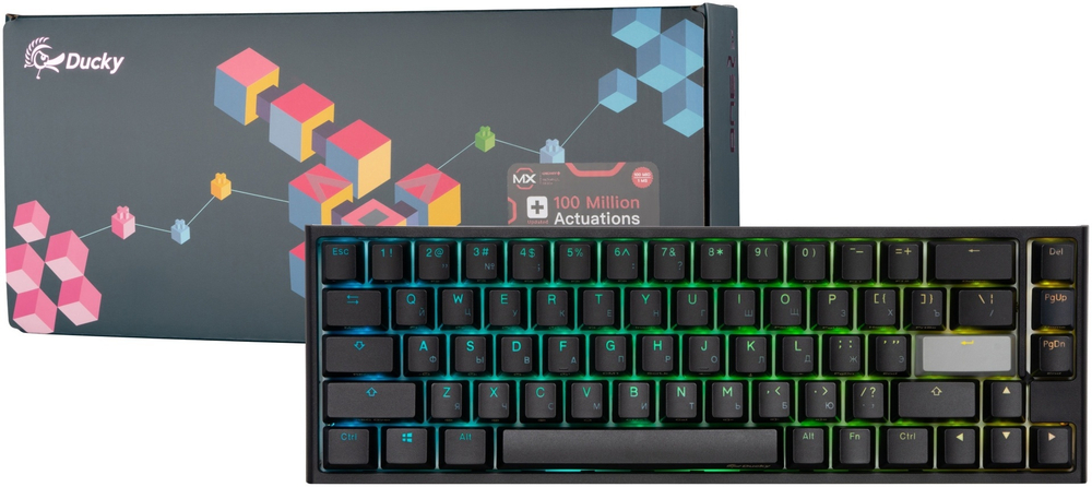 Клавиатура Ducky DKON1967ST-SRUPDAZT1 черный