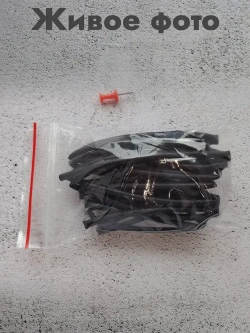 Термоусадка для проводов с клеевым слоем 3 метра черная, 2,4мм. Термоусадочная трубка для проводов. Диаметр 2,4.