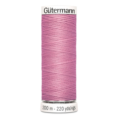01 Нить Sew-All 100/200 м для всех материалов, 100% полиэстер Gutermann 748277 (663 т.розовый)