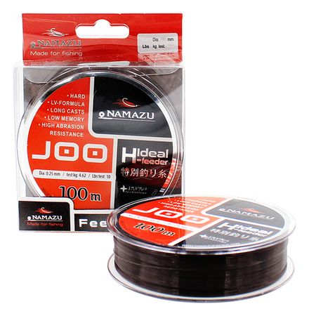 Леска Namazu "Joo", L-100 м, d-0,45 мм, test-13,54 кг, черная