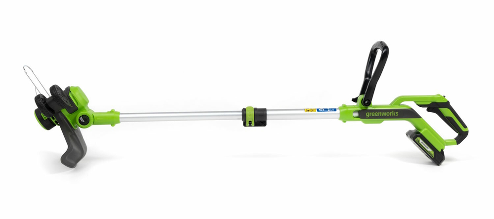 Триммер Greenworks G24LT30 24V 2110407UA (30,5 см) аккумуляторный с 2 Ач аккумулятором и зарядным устройством