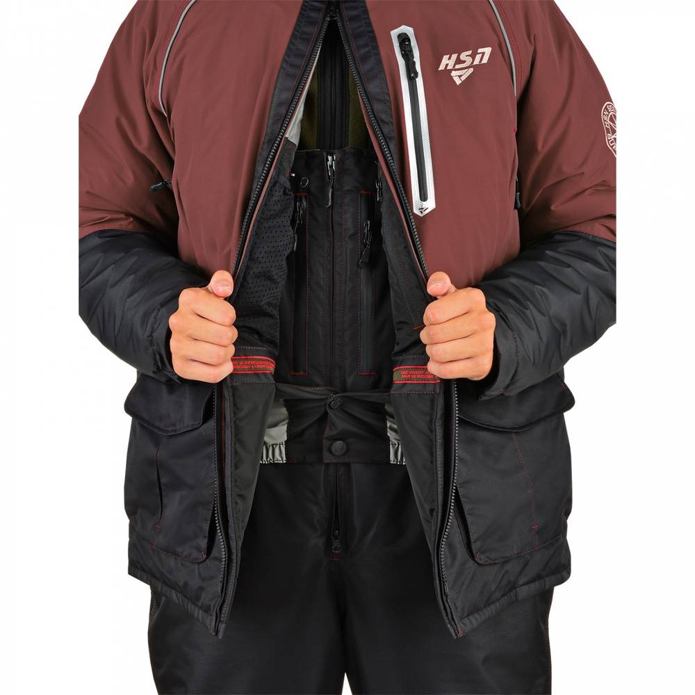 Костюм мужской зимний "Arctic VII comfort" -45, hardguard, махагон, ХСН