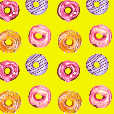 Пончики с глазурью