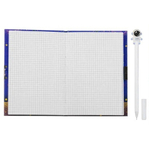 Блокнот детский Basir на замке, с ручкой, формат А6, серия "Космические объекты", переплет 7БЦ, 18*13 см, 48 листов