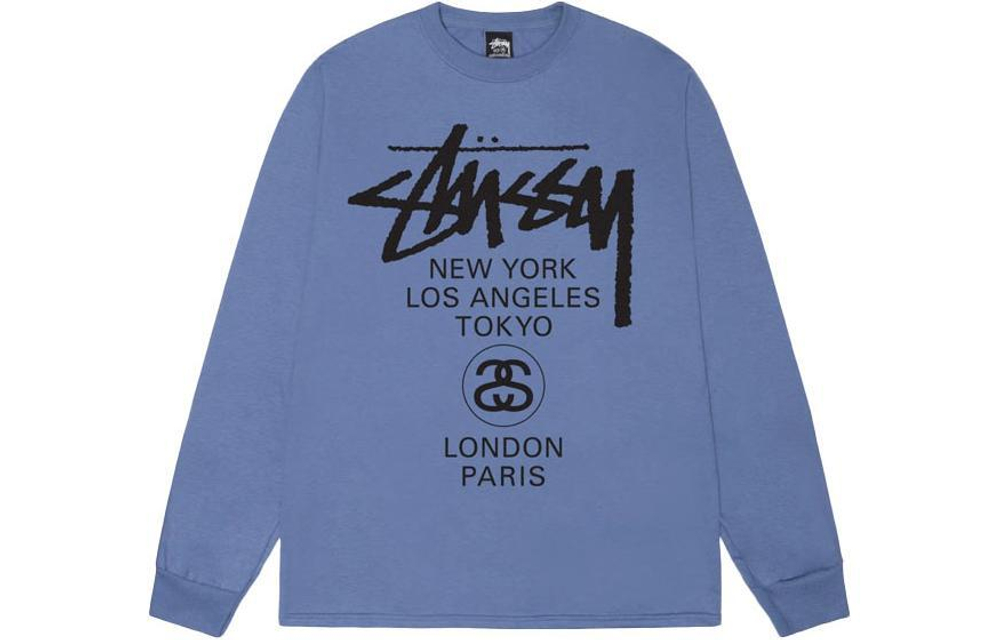Толстовки Stussy WORLD TOUR LS TEE T, 3993713