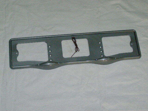 Рамка под номер пластик  капля , с верхним освещением (серая) (Тольятти)