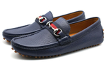 GUCCI Horsebit Gommino Loafers Men"s Low top Blue