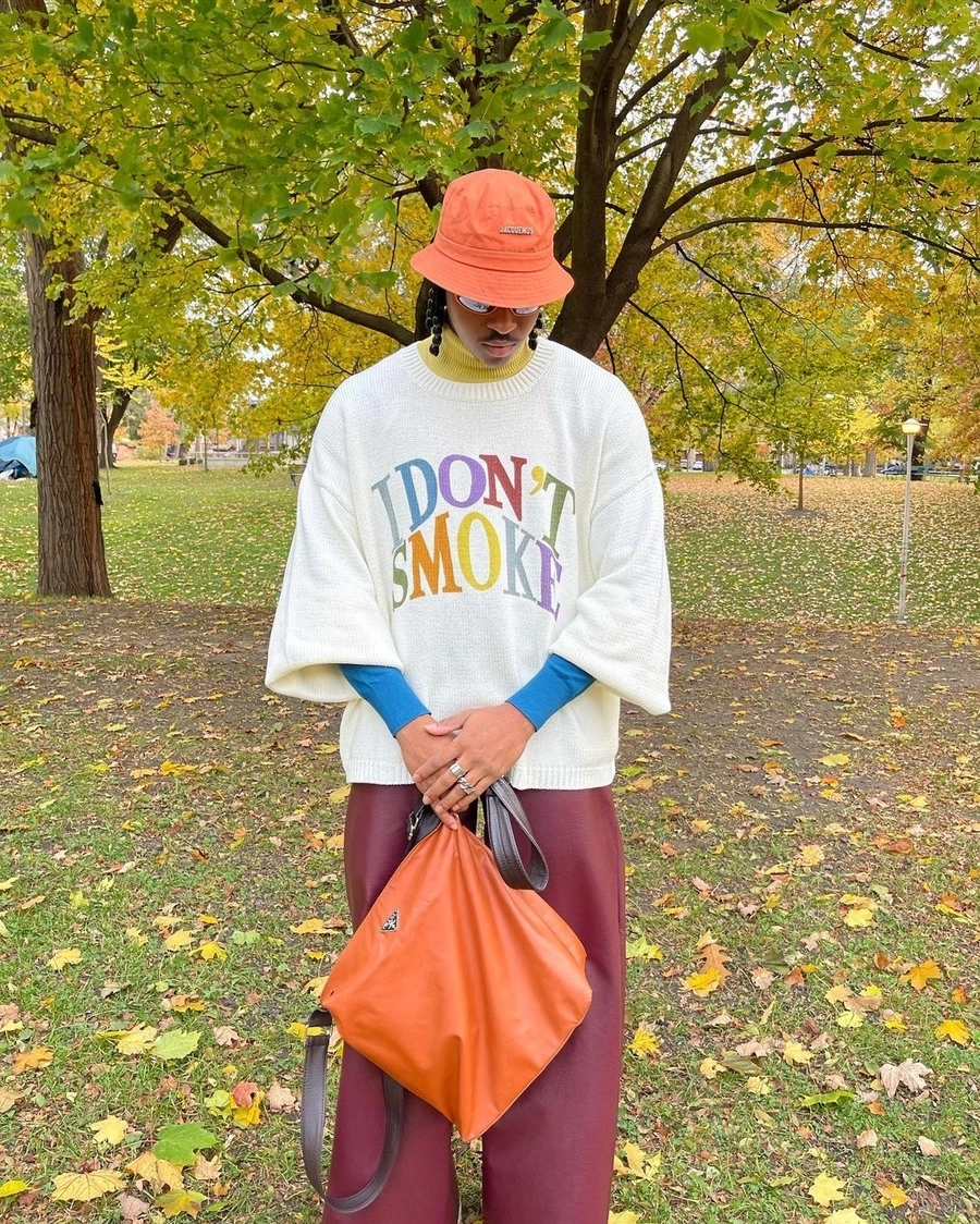 [FROM MOSCOW] Свитер DONSMOKE "Rainbow Logo" Oversized Knitted Sweater