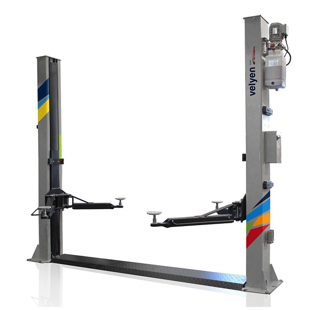 Подъемник двухстоечный г/п 4 тонны электрогидравлический Velyen 4EB1000AX