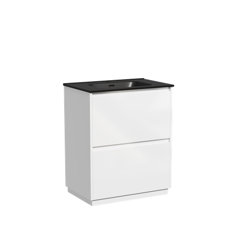 Тумба с раковиной Sancos Libra Floor 70 см LB70FW глянцевый белый