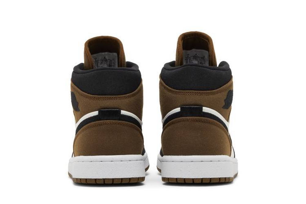 Кроссовки Jordan Air Jordan 1 Mid Se "Olive Toe" (Женская размерная сетка)