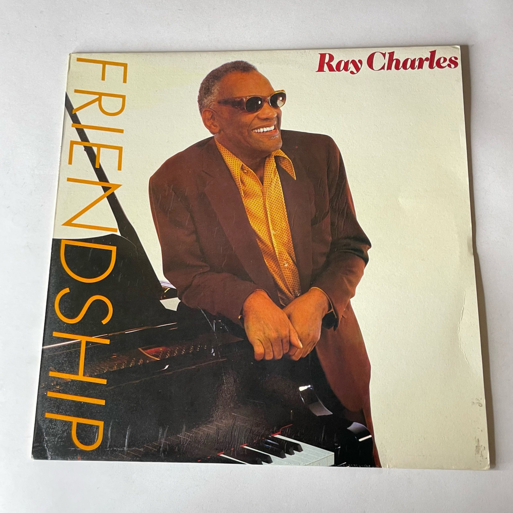 Винтажная виниловая пластинка LP Ray Charles Friendship (Чехословакия 1986) Two Old Cats Like Us
