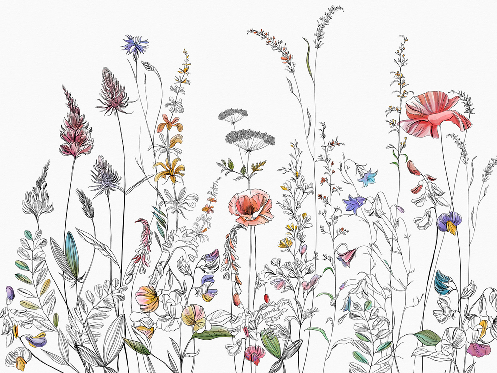 Дизайнерские обои Wall Street Blossom