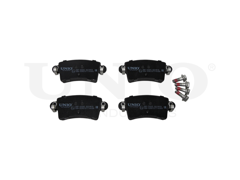 Колодки тормозные диск. задние UNIO BRP-20005