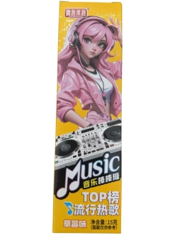 Музыкальные конфеты на палочке в Аниме стиле 15 г * 2 шт