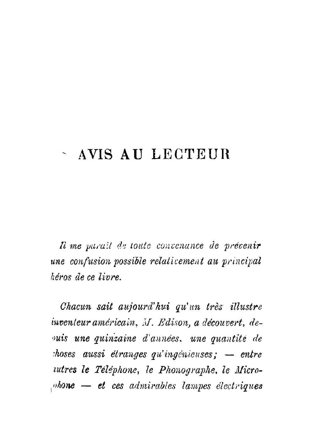 L'Êve future | Comte de Villiers de L'Isle-Adam