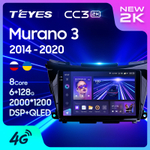 Teyes CC3 2K 10,2"для Nissan Murano 2014-2020
