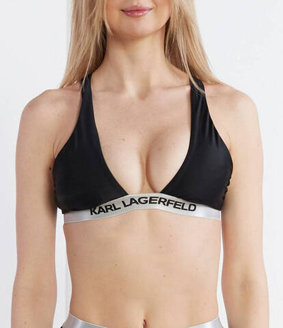 Топ бикини Karl Lagerfeld - черный(240W2216)