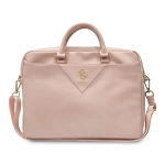 Сумка Guess 15"/16" PU Grained leather Bag 4G metal logo with Zipper, Pink (GUCB15ZPGSTEGP)