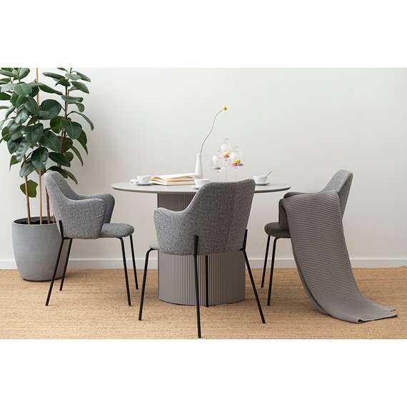 Стул Dwight светло-серая рогожка