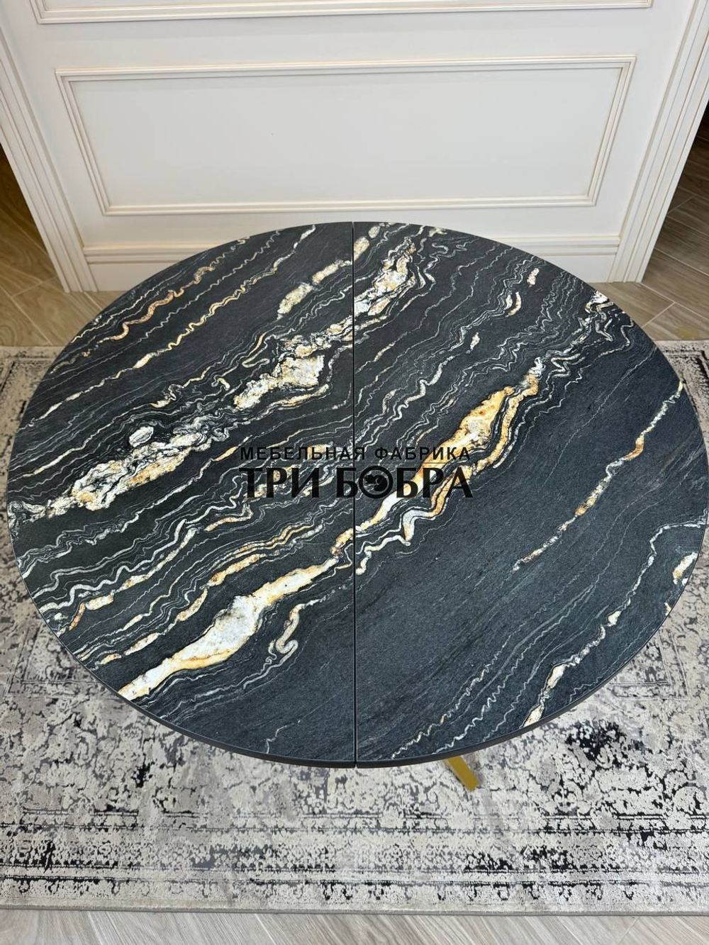 Стол круглый раздвижной "Лофт", луанда