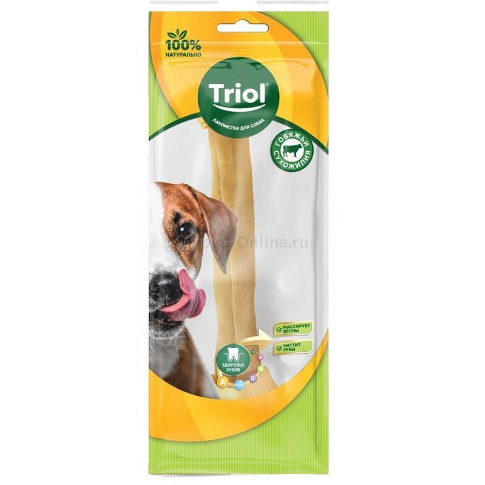 Кость жевательная узловая, 20см (уп.1шт.), серия DENTAL, Triol