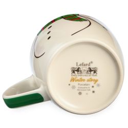 НАБОР ПОСУДЫ LEFARD "СНЕГОВИК" 2 ПР. (КРУЖКА 360МЛ, САЛАТНИК 500МЛ)