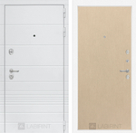 Дверь входная Лабиринт Трендо 05 -  Венге светлый металлическая