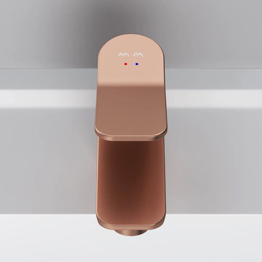 Смеситель для раковины, розовое золото AM.PM X-Joy F85A02144