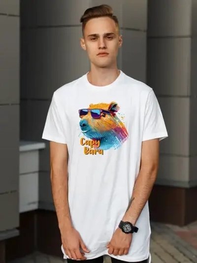 Капибара футболка оверсайз женская мужская