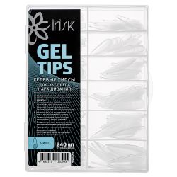 Irisk Gel Tips Гелевые типсы для экспресс наращивания Стилет, 240шт