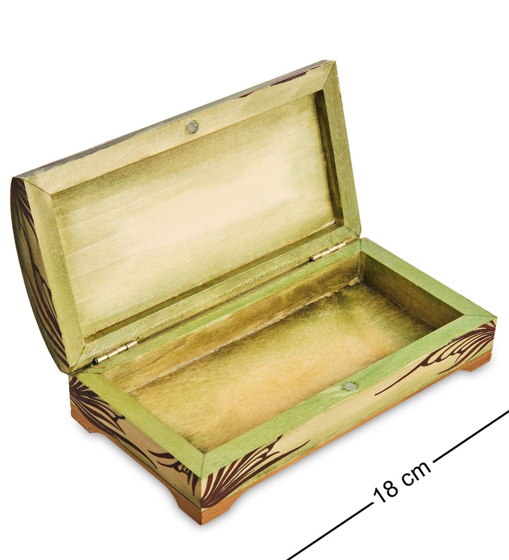 Народные промыслы МР-16/33-C Шкатулка «Альфонс Муха - Драгоценные камни. Аметист»