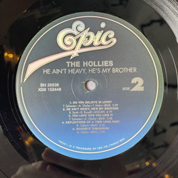 Винтажная виниловая пластинка LP The Hollies He Ain't Heavy, He's My Brother (USA 1980)