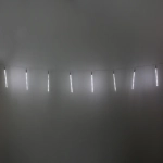 Гирлянда для улицы «Тающая сосулька» 3,0 м*30 см 192 лампы LED, IP-54, Белый (8 трубок)