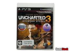 PS3 Uncharted 3: Иллюзии Дрейка / Drakes Deception GOTY (Б/У, Полностью на русском языке, BCES-01670)