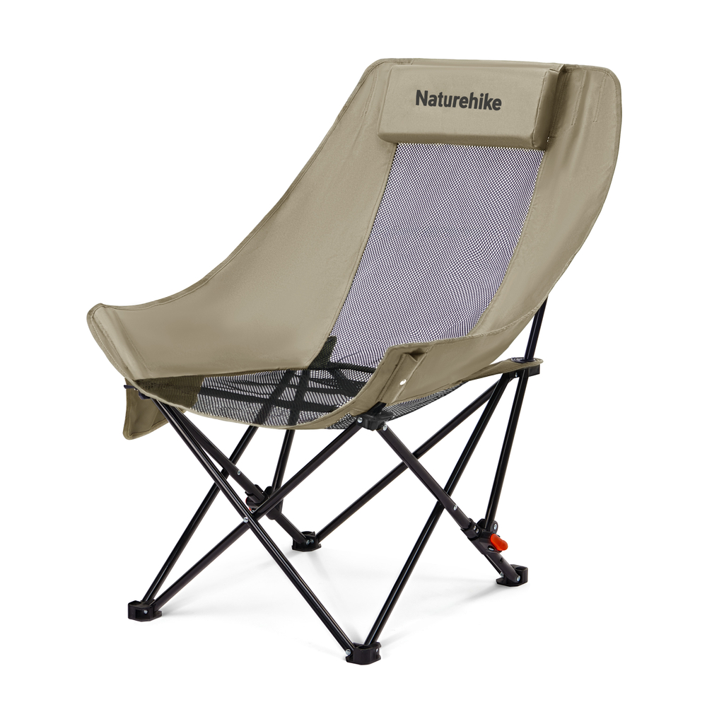 Кресло складное Naturehike Sea Star 002 с подставкой для ног, бежевое (CNK2550JJ019)
