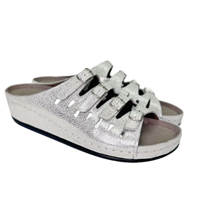 Сабо Luomma повседневные женские LM-707.038 сильвер