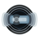 Набор мисок nest plus, синий, 9 шт.