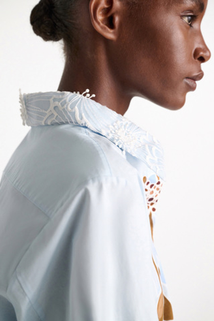 Dorothee Schumacher Блуза из хлопка с принтом