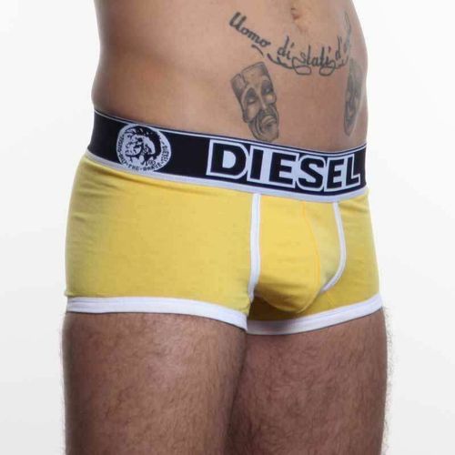 Мужские трусы боксеры желтые Diesel Only the Brave Yellow Boxer