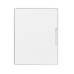 Щиток 24 мод настенный FRAME, белый, с белой дверцей, с 4 шинами PEN (2шт на 8 отв. и 2шт на 6 отв)