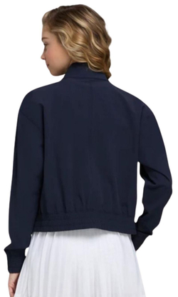Женская теннисная куртка Wilson Warm-Up Jacket - classic navy