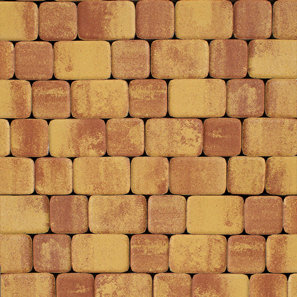 Тротуарная плитка КЛАССИКО - Листопад гладкий Каир, комплект из 2 видов плит